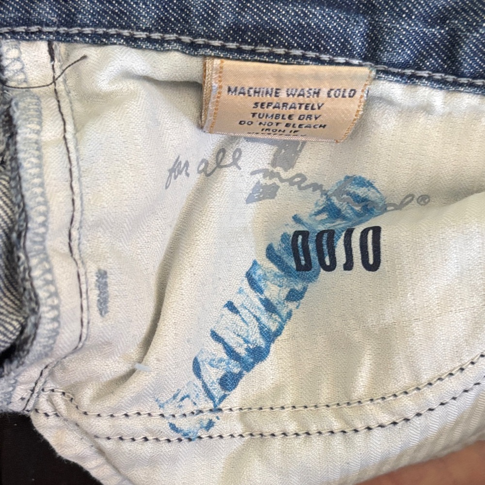 7 For All Mankind Women's Blue Cropped Jeans - Picture 4 of 4